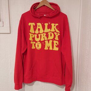 SET of 2!   49ers Purdy Hoodie & Bosa T-shirt women's 2XL